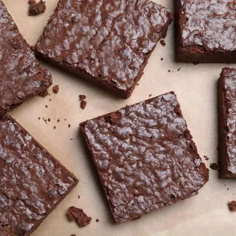 Healthier Fudgy Protein Brownies